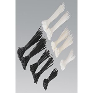Şahnet 3,6*150 Kablo Bağı Beyaz - Cırt Kelepçe - Klips (100 Adet)