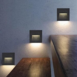 Ack Ah07-01400 2w Led Duvar Armatür 3000k Sarı Işık Suya Dayanıklı Lamba