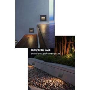 Ack Ah07-01400 2w Led Duvar Armatür 3000k Sarı Işık Suya Dayanıklı Lamba