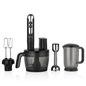 A457-06 Mia Multi Blender Set Siyah/krom