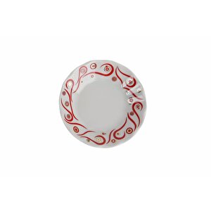 Kırmızı Yakamoz Çay Tabağı 11 Cm