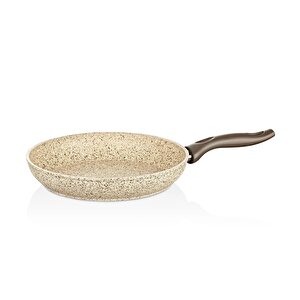 Falez Creamy Granit Tava 32 Cm Cre 3035 Açık Krem