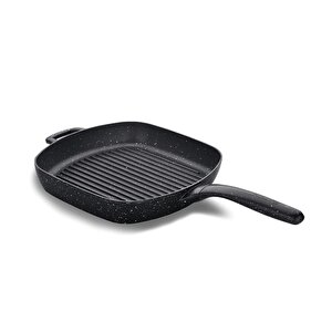 A1373 Gusto Volkanit Kare Grill Tava 28x28 Cm