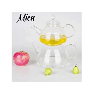 Düz Sade Borosilikat Cam Çaydanlık 2 Litre Ml1002
