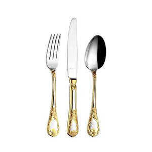 Pera Prestige Altın Gold 89 Parça Çatal Kaşık Bıçak Takımı