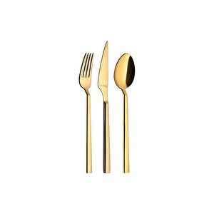 Vogue Gold Pvd 84 Parça Altın Çatal Kaşık Bıçak Takımı Ar19933