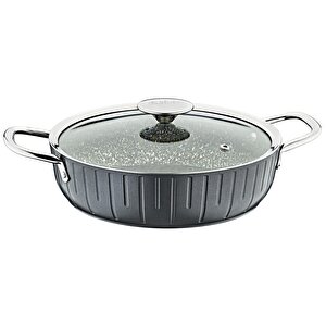 Colonna Granit Karnıyarık Tenceresi Gri 24 Cm