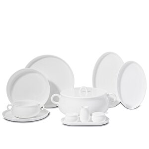 A8549 Aşiyan Collection 58 Parça Yuvarlak Yemek Takımı