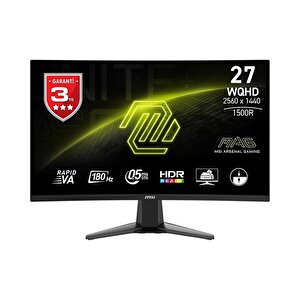Mag 27cq6f 27 2560x1440 180hz 0.5ms Hdmi Dp Curved 1500r Led Gaming Monitor