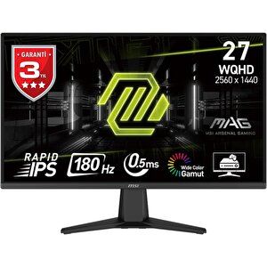 Mag 275qf 27 2560x1440 180hz 0.5ms Hdmi Dp Adaptive Sync Gaming Monitor