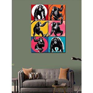 Kanvas Tablo Sevimli Maymun 70x100 cm