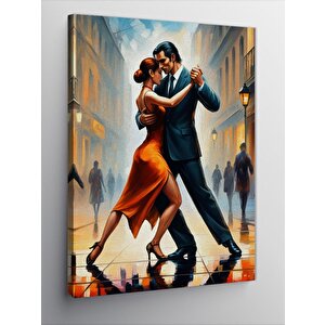 Kanvas Tablo Tango Yapan Çift 100x140 cm