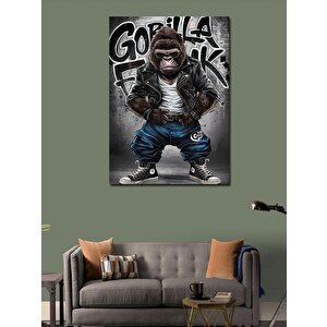 Kanvas Tablo Funk Müzik Ve Goril 50x70 cm