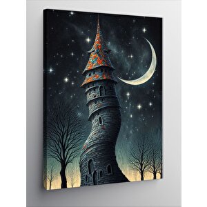 Kanvas Tablo Masal Kulesi 50x70 cm