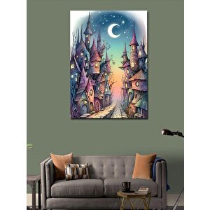 Kanvas Tablo Masal Şehri 70x100 cm