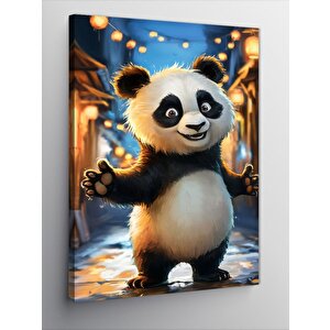 Kanvas Tablo Panda Eğlencesi 100x140 cm