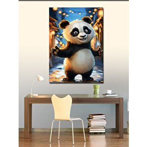 Kanvas Tablo Panda Eğlencesi 100x140 cm