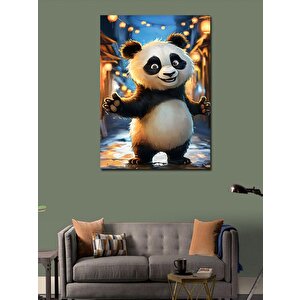 Kanvas Tablo Panda Eğlencesi