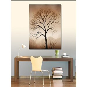 Kanvas Tablo Yaprakları Dökülmüş Ağaç 50x70 cm