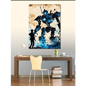 Kanvas Tablo Renkli Silüetler 100x140 cm