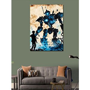 Kanvas Tablo Renkli Silüetler 100x140 cm