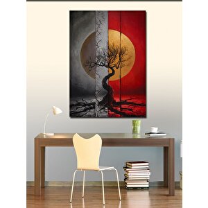 Kanvas Tablo Ay Ve Ağaç 70x100 cm