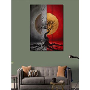 Kanvas Tablo Ay Ve Ağaç 70x100 cm