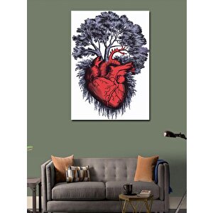 Kanvas Tablo Kalp Ve Ağaç 50x70 cm