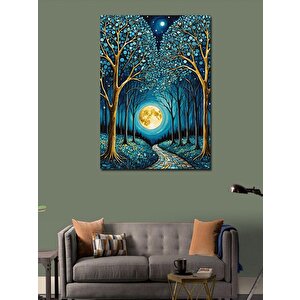 Kanvas Tablo Ormandaki Ağaçlar 70x100 cm