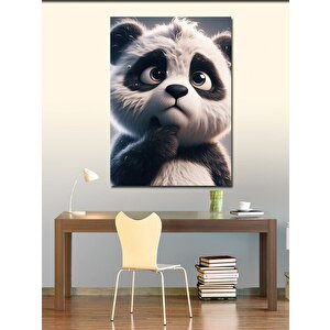 Kanvas Tablo Düşünceli Panda 50x70 cm