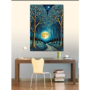 Kanvas Tablo Ormandaki Ağaçlar 50x70 cm