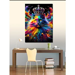 Kanvas Tablo Renkli Kral 70x100 cm