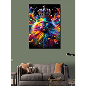 Kanvas Tablo Renkli Kral 70x100 cm