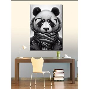 Kanvas Tablo Atkılı Panda 70x100 cm