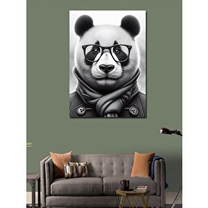 Kanvas Tablo Gözlüklü Panda 50x70 cm