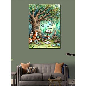 Kanvas Tablo Peri Masalı Ormanı 70x100 cm