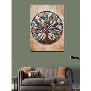 Kanvas Tablo Hayat Ağacı 100x140 cm