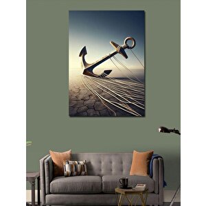 Kanvas Tablo Çapa Ve Kum 100x140 cm