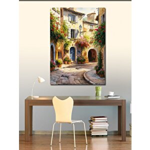 Kanvas Tablo Renkli Sokak 70x100 cm