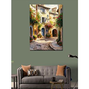 Kanvas Tablo Renkli Sokak 70x100 cm
