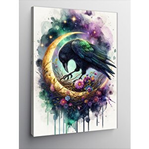 Kanvas Tablo Karga Ve Yarım Ay 50x70 cm