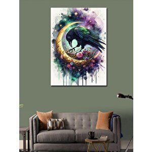 Kanvas Tablo Karga Ve Yarım Ay 50x70 cm
