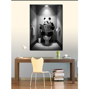 Kanvas Tablo Düşünen Panda 100x140 cm