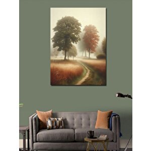 Kanvas Tablo Ormandaki Ağaçlar 100x140 cm