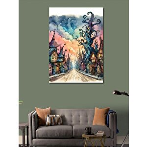 Kanvas Tablo Masal Köyü 70x100 cm