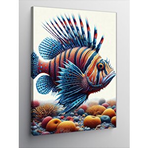 Kanvas Tablo Renkli Tropik Balık 70x100 cm