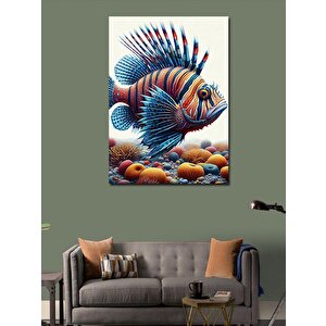 Kanvas Tablo Renkli Tropik Balık 70x100 cm
