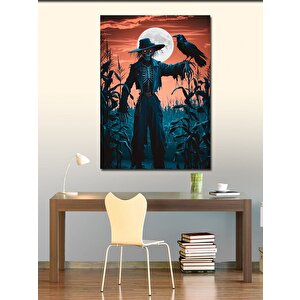 Kanvas Tablo Korkuluk Ve Karga 100x140 cm