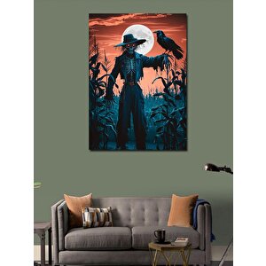 Kanvas Tablo Korkuluk Ve Karga 100x140 cm