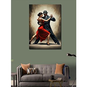 Kanvas Tablo Tango Dansı Yapan Çift 100x140 cm